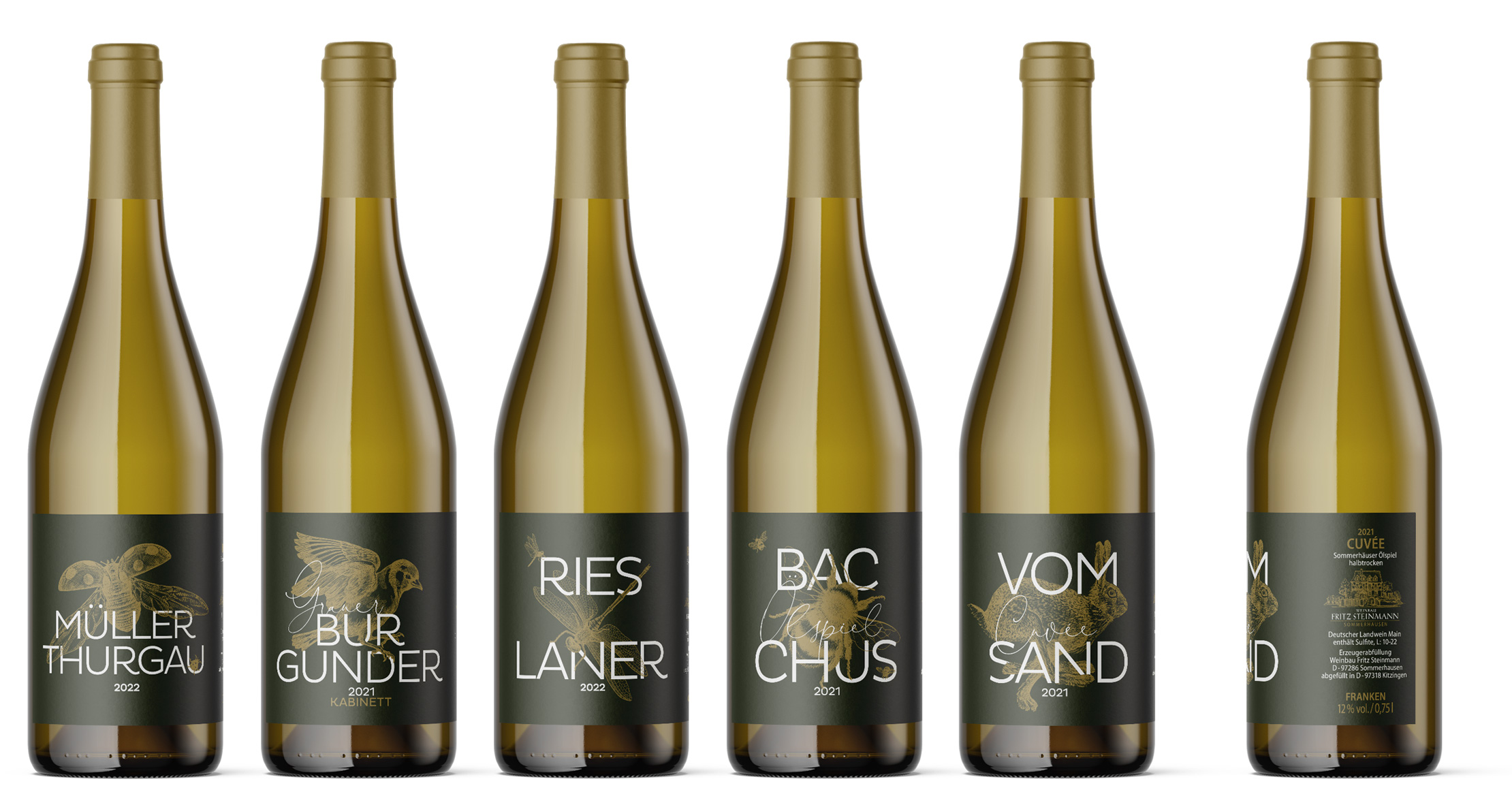 Gestaltung Etiketten für Weinbau Froiz Steinmann