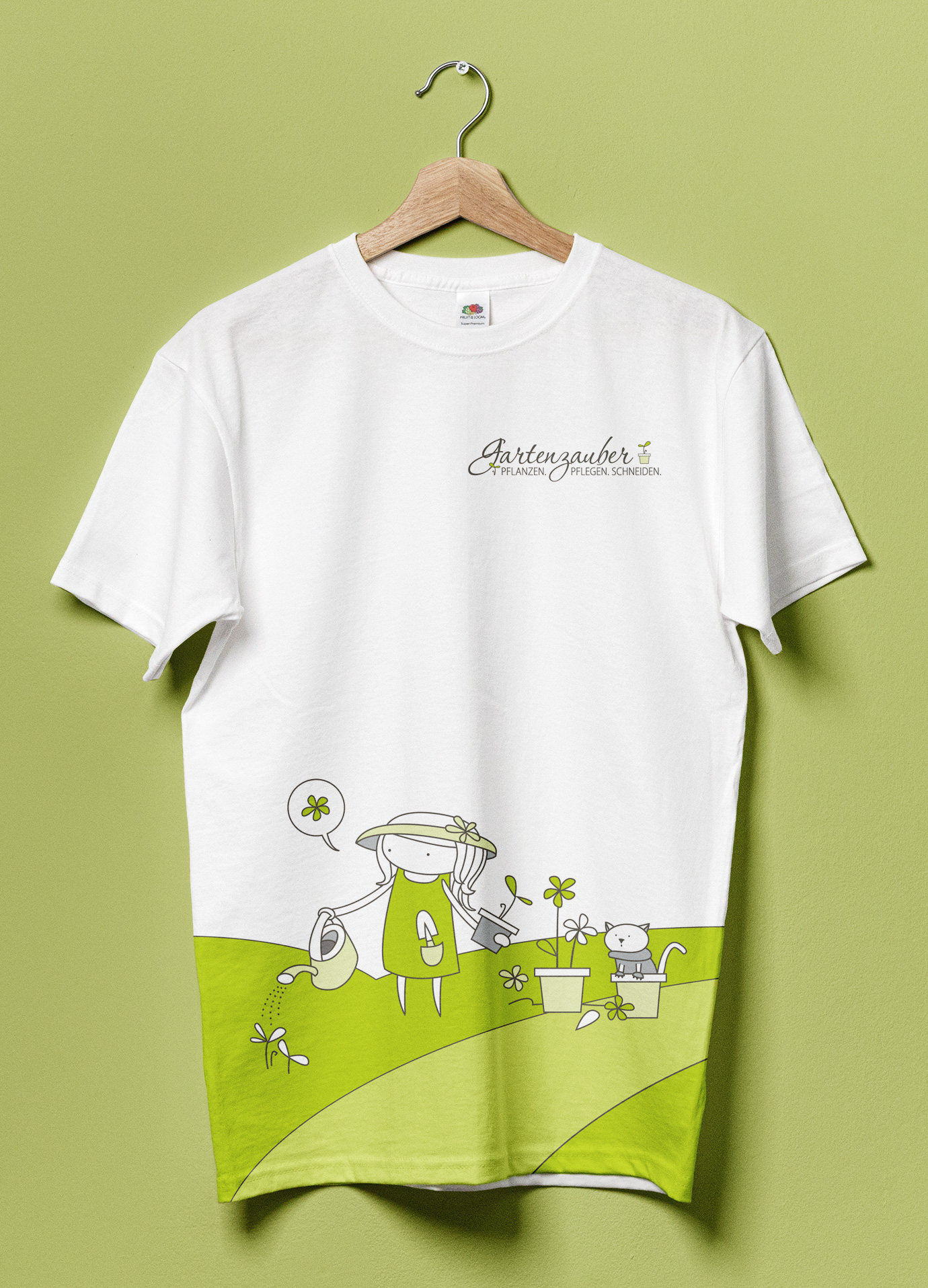 T-Shirt-Design für Gartenzauber by Buero Maiwald